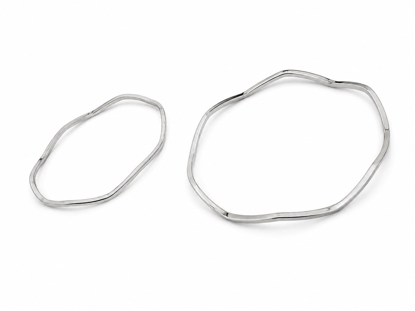 Minimal Steel Bracelet Set – Set of 2 Combination Bracelets