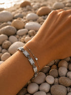 Xuping Steel Adjustable Bracelet with Stone Detail – Modern Design