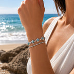 Xuping Steel Evil Eye Charm Bracelet – Tarnish-Resistant 19 CM