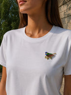 Forest Bird Brooch – Colorful Bird Design