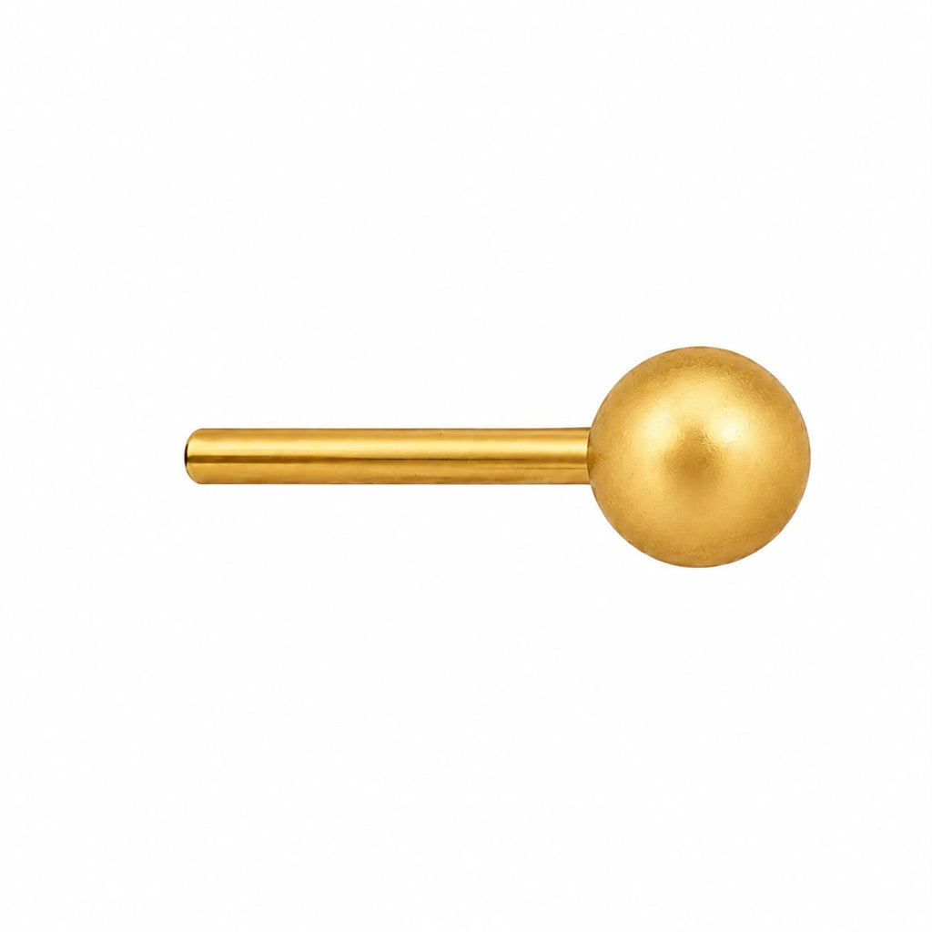 Surgical Steel Ball-End Ear Piercing – 14K Gold Plated