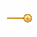 Surgical Steel Ball-End Ear Piercing – 14K Gold Plated
