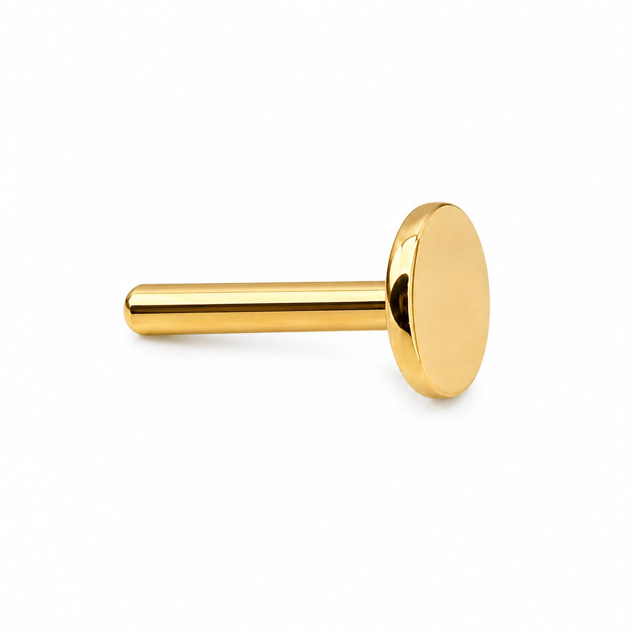 14K Gold Plated Cross Ear Piercing