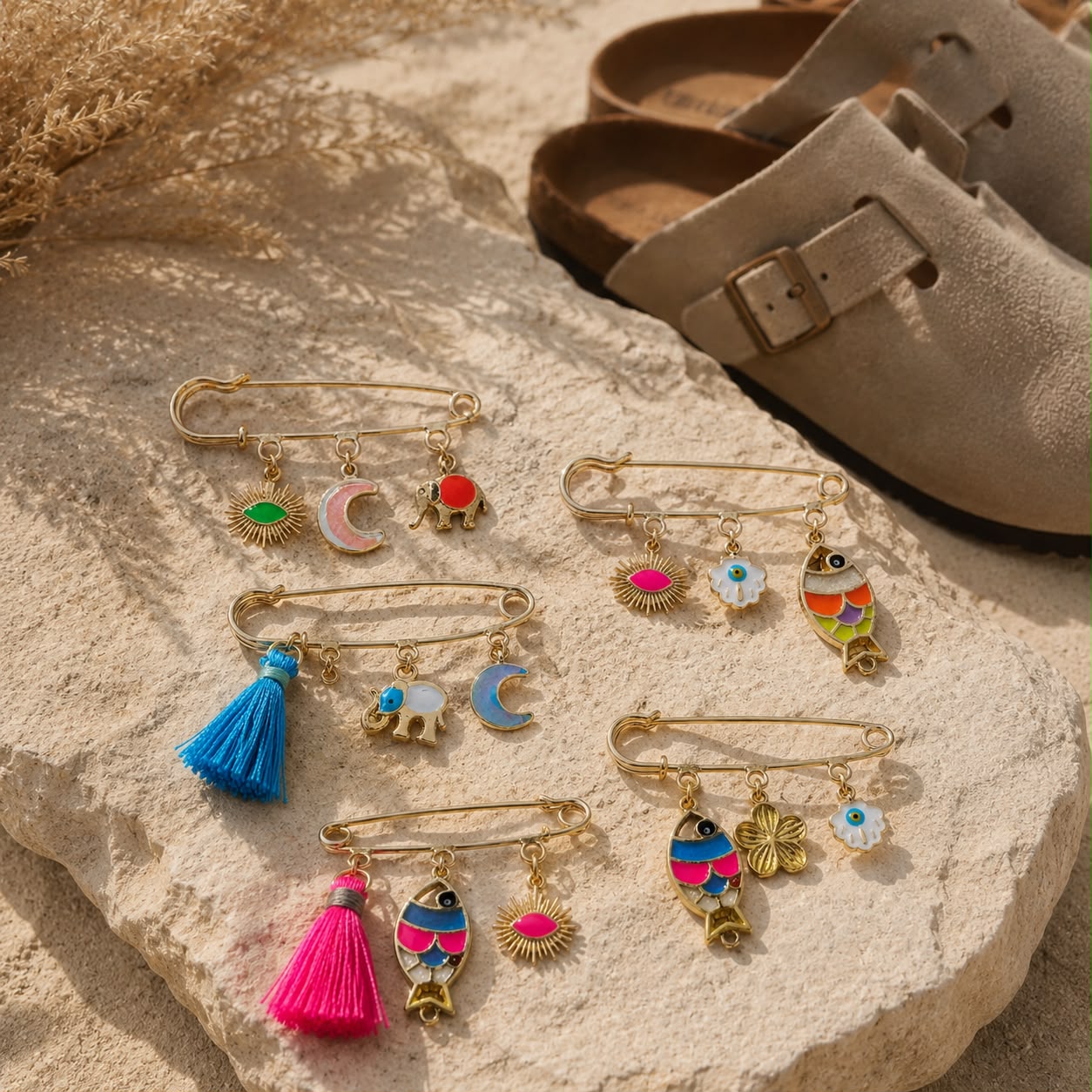 Charm Detail Slipper Ornament | Birkenstock & Slipper Accessory
