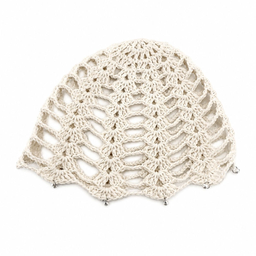 Handmade Örgü Bandana – Bohem Stil Saç Aksesuarı