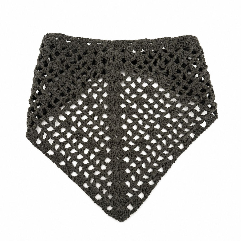 Handmade Örgü Bandana – Bohem Stil Saç Aksesuarı
