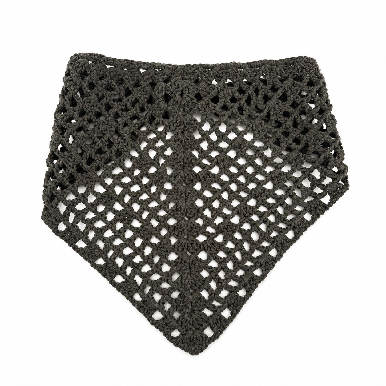 Handmade Örgü Bandana – Bohem Stil Saç Aksesuarı