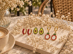 Fun Pop Suya Dayanıklı Çelik Küpe Seti – 18K Altın Kaplama