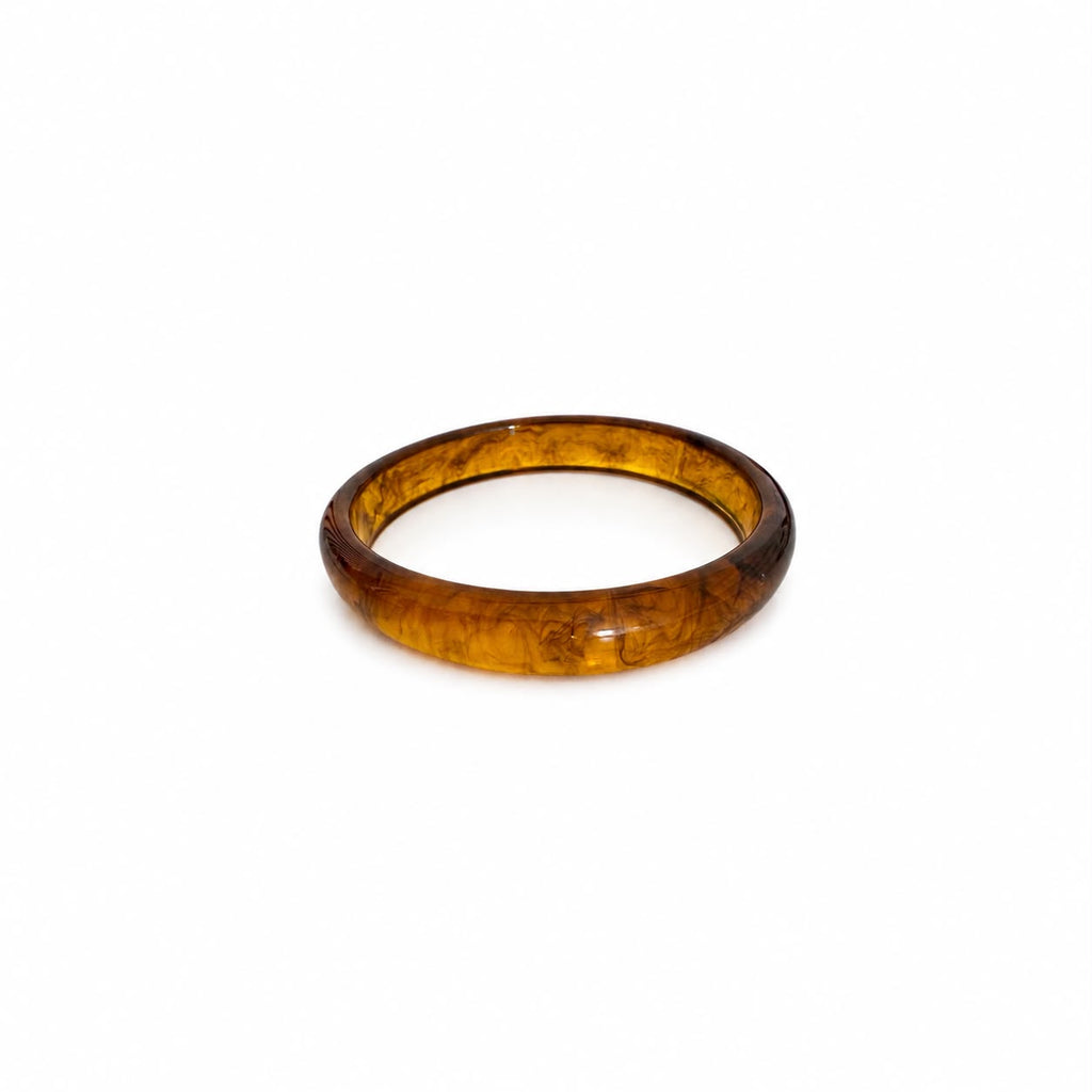 Modern Reçine Bileklik – Minimal Kalın Bangle Bileklik