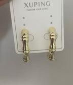 Xuping 18K Altın Kaplama Çelik Küpe