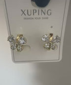 Xuping Kelebek 18K Altın Kaplama Çelik Küpe