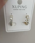 Xuping 18K Altın Kaplama Çelik Küpe