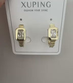 Xuping 18K Altın Kaplama Çelik Küpe