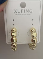 Xuping 18K Altın Kaplama Çelik Küpe