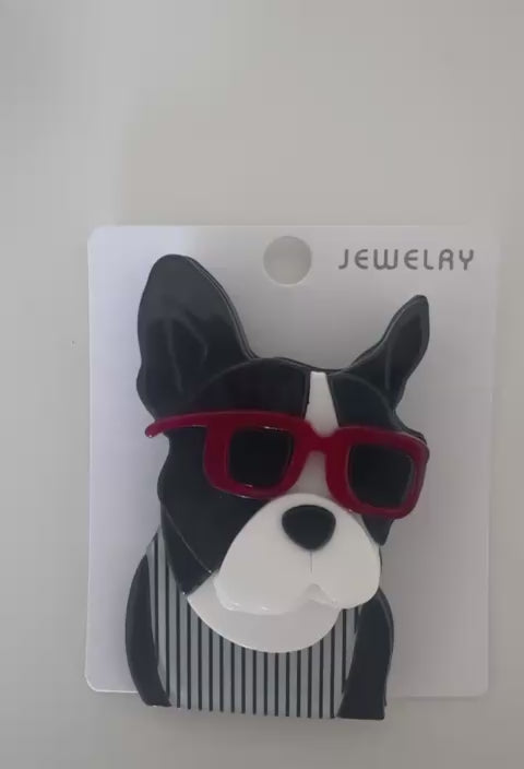 Köpek Figürlü Broş