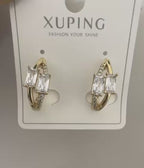 Xuping 18K Altın Kaplama Çelik Küpe