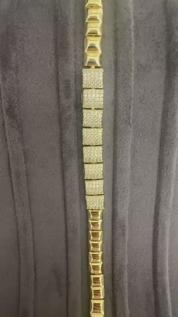 Xuping 18K Altın Kaplama Çelik Bileklik