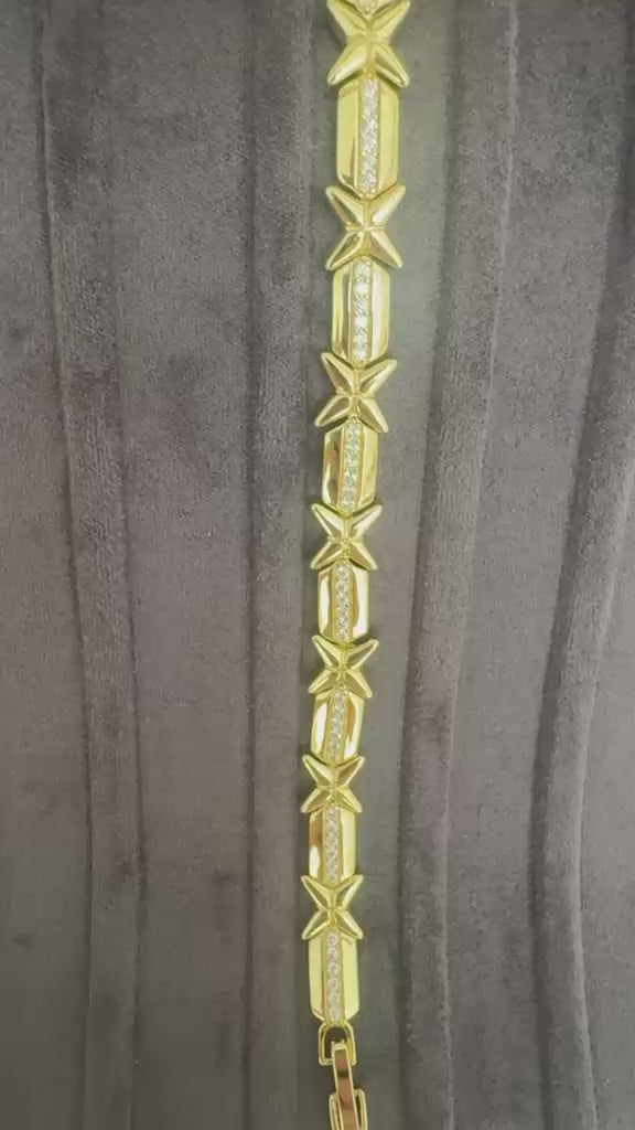 Xuping 18K Altın Kaplama Çelik Bileklik