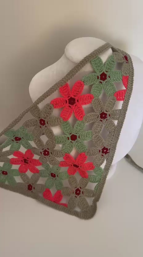 Örgü Bandana / Saç Aksesuarı