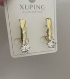 Xuping 18K Altın Kaplama Çelik Küpe