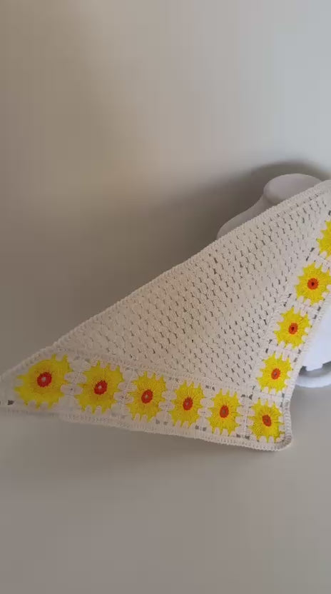 Örgü Bandana / Saç Aksesuarı